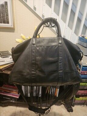 Coach leather cabin bag / Duffle bag with strap